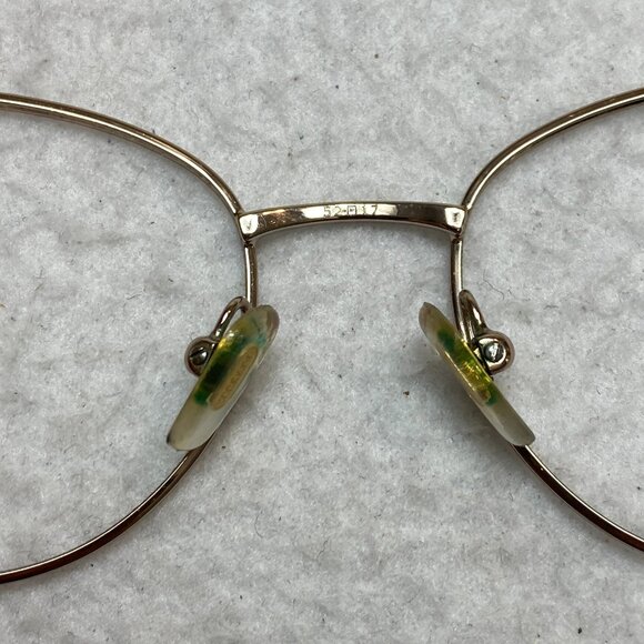 VINTAGE Versace Eyeglasses 1246-B Bronze Copper Golden 52-17-135 - Picture 8 of 13